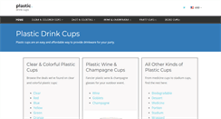 Desktop Screenshot of plasticdrinkcups.com