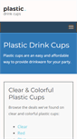 Mobile Screenshot of plasticdrinkcups.com